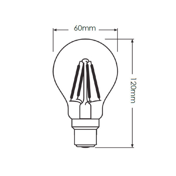 Ampoule filament 8W Lumtech LT-003204