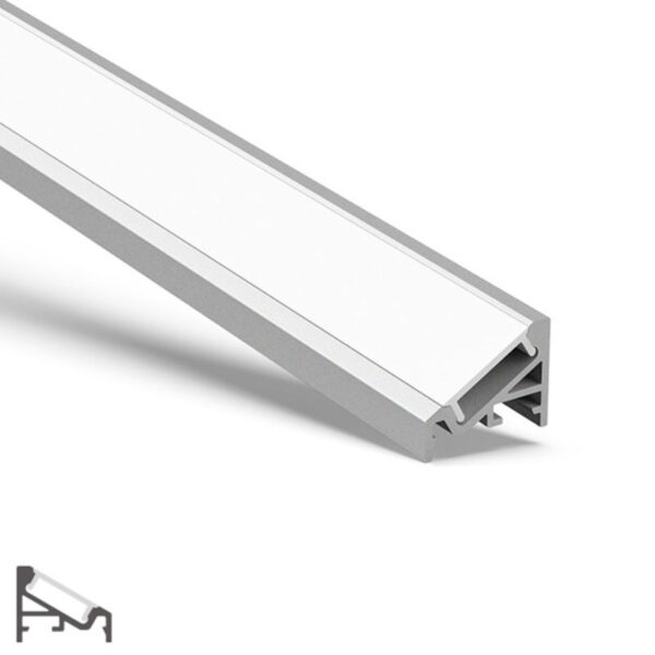 Profilé en surface aluminium Lumtech LT-AV2