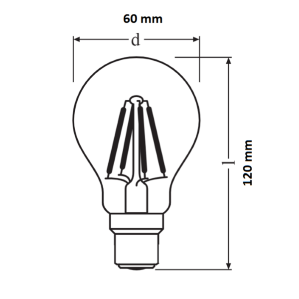 Ampoule filament LT-004244 - DIMENSION LUMTECH