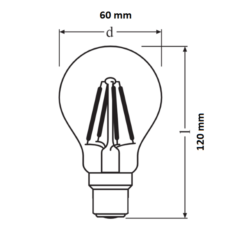 Ampoule filament LT-004244 - DIMENSION LUMTECH