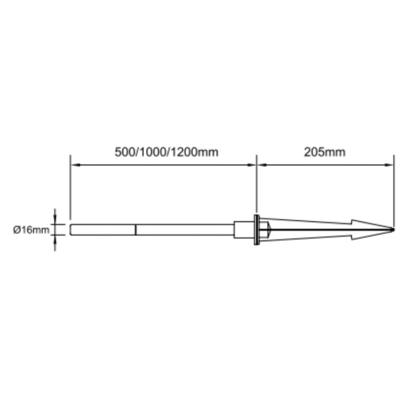 Jonc lampe LED 1.4W IP65 LT-004314-90-G5 dimension
