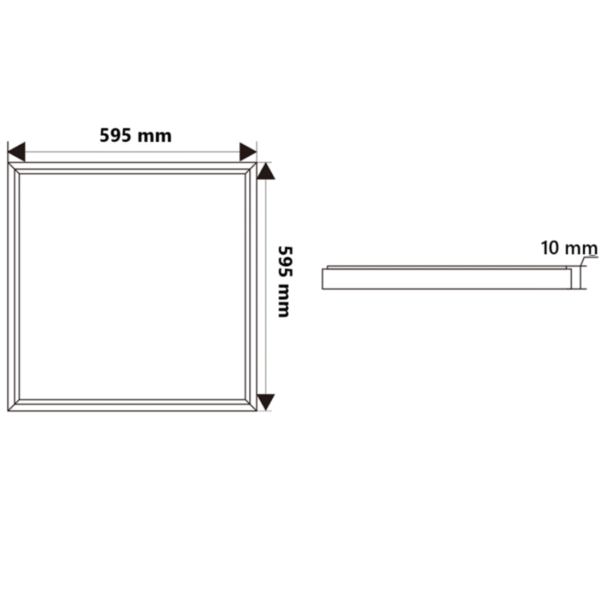 Panneau LED 25W LT-004492 dimension