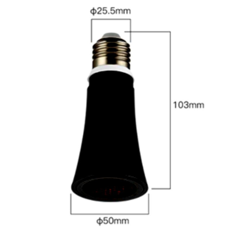 Spot LED E27 5W IP20 LT-004408 dimension