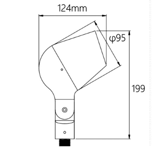 spot base LT-004471-GU10 dimension